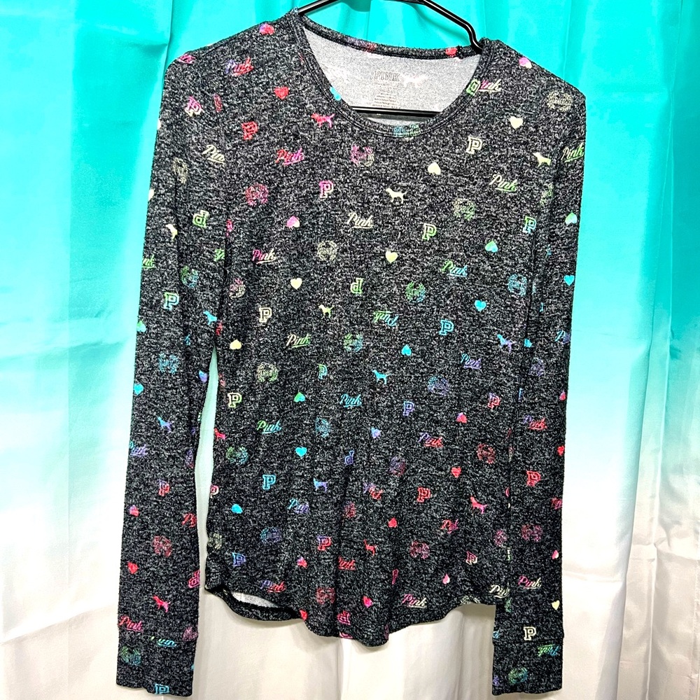 Victorias Secret PINK Sleep Long Sleeve Shirt